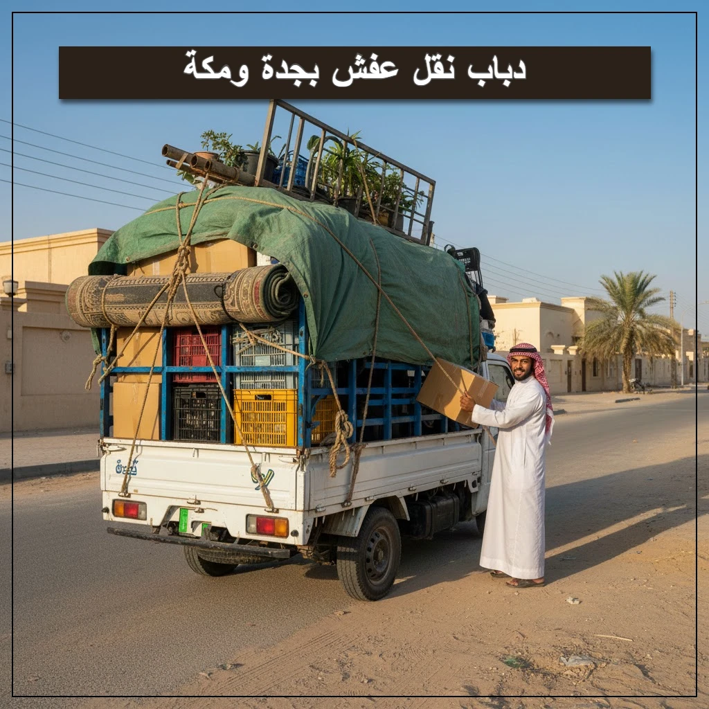دباب نقل عفش بجدة ومكة مجهز لنقل الأثاث بأمان